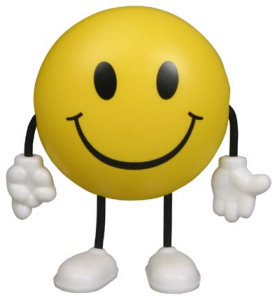 Promotional Stress Balls: Smiley Face Man Stress Balls